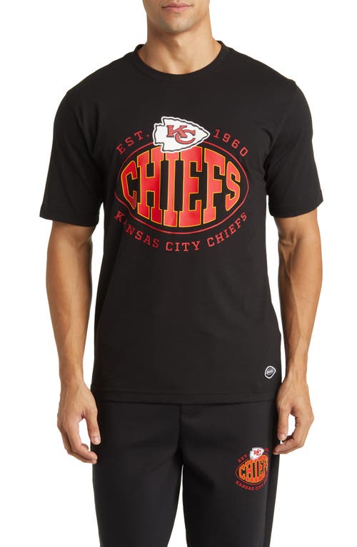 BOSS x NFL Stretch Cotton Graphic T-Shirt Kansas City Chiefs Black at Nordstrom,