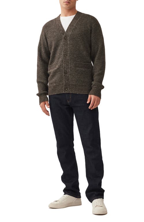 Shop Rodd & Gunn Glenallen Merino Wool & Alpaca Cardigan In Sepia