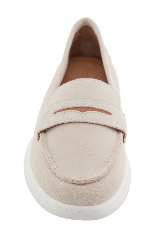 Shop Gentle Souls By Kenneth Cole Gentle Souls Bailey Metallic Penny Loafer In Whitecap Suede