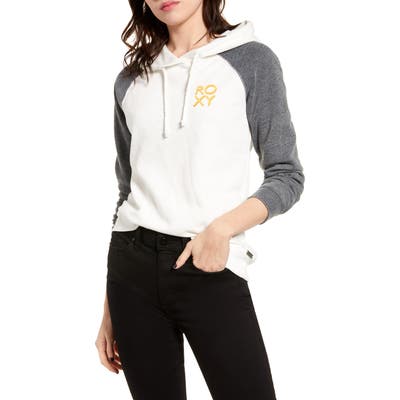 Roxy True Harmony Raglan Sleeve Hoodie, White