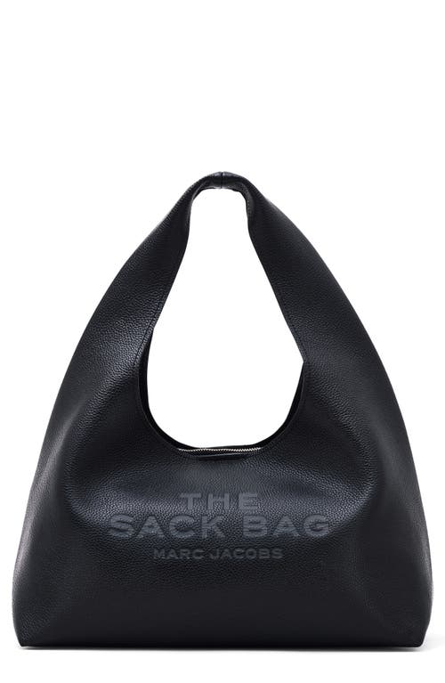 The Leather Sack Bag in Black