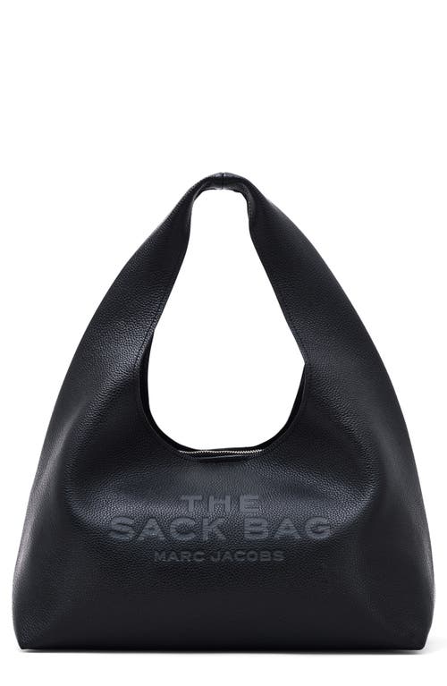 Shop Marc Jacobs The Leather Sack Bag In Black