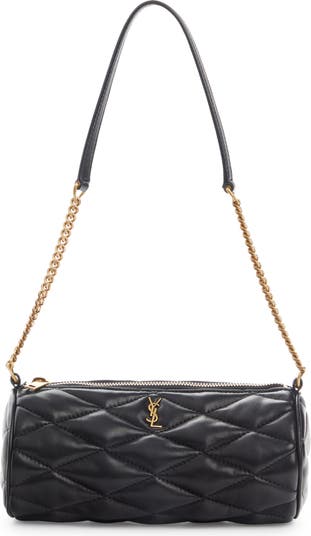 Saint Laurent Sade Quilted Leather Tube Bag