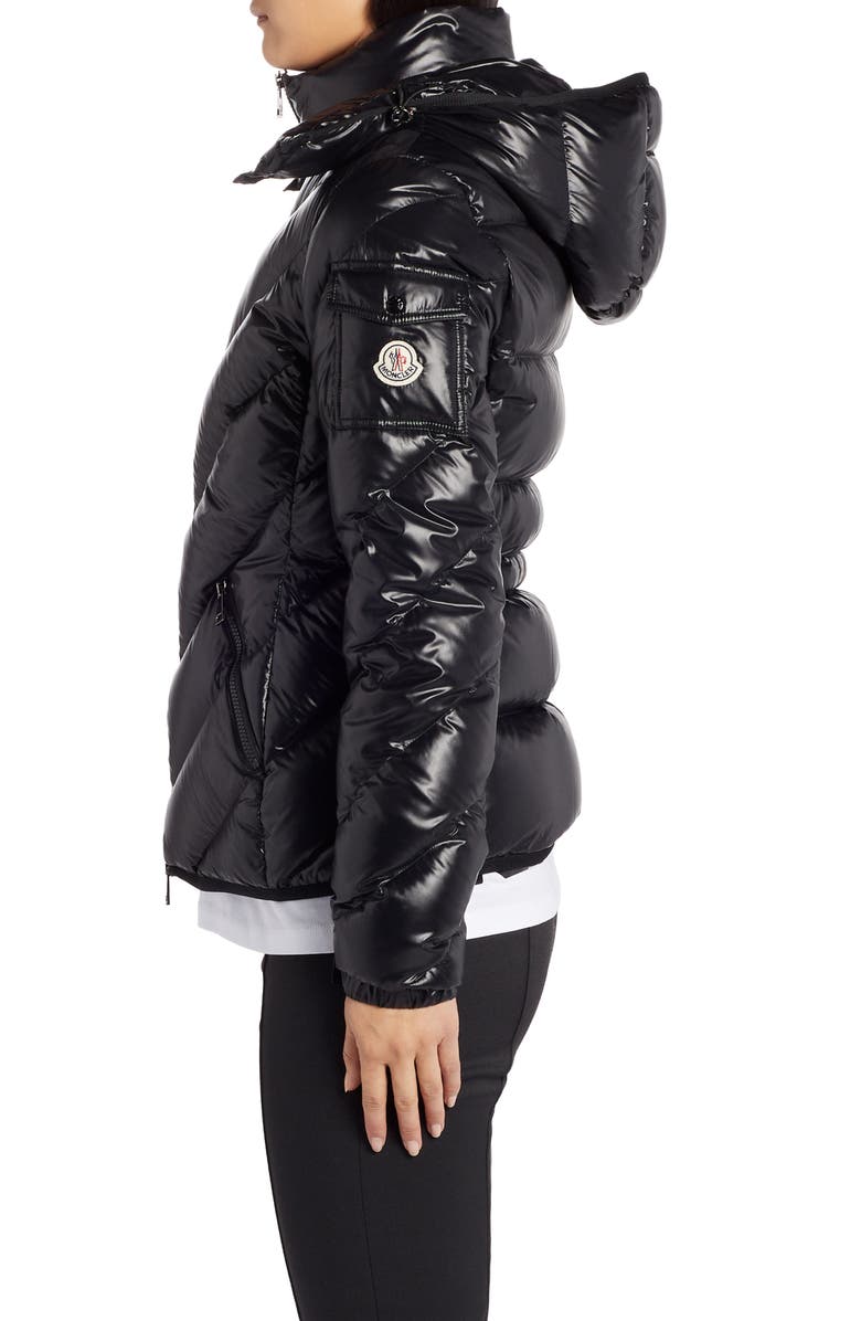 Moncler Brouel Water Resistant Lacquered Down Puffer Coat | Nordstrom