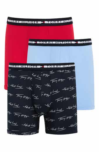 TOMMY HILFIGER 3-pack boxer shorts in olive/ dark gray/ blue