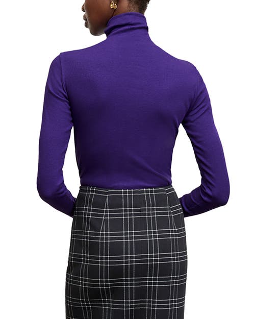 Shop M.m.lafleur Axam Turtleneck In Ube