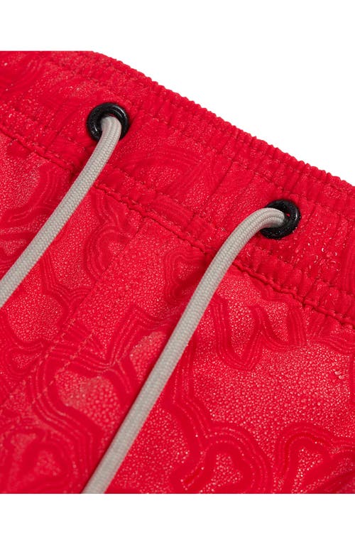 Psycho Bunny Palm View Hydrochromic Swim Trunks In Lollipop
