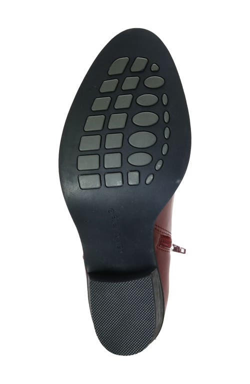 David Tate Focus Bootie In Red Nappa