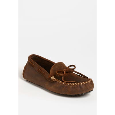Minnetonka Suede Driving Shoe