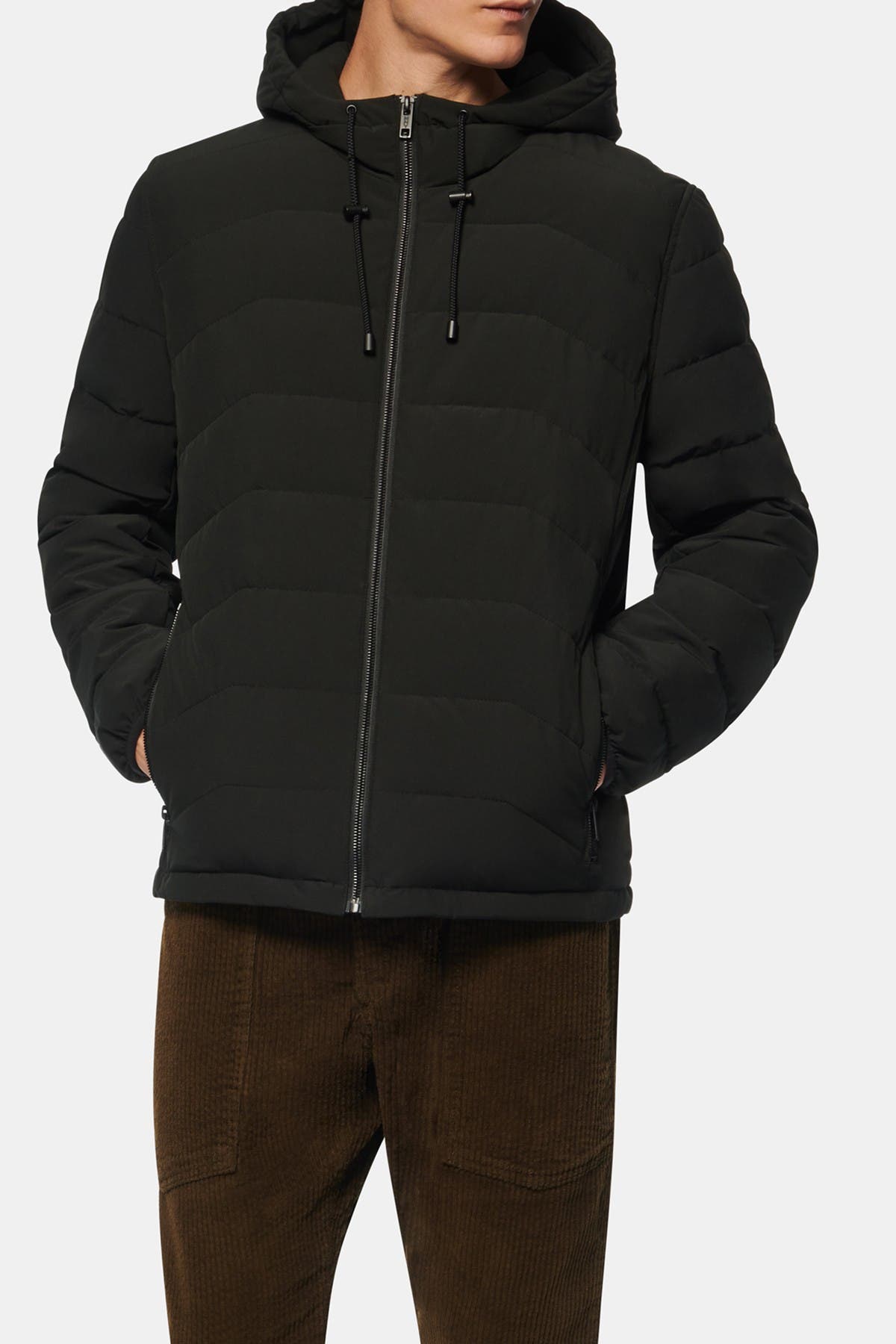 claxton packable hooded jacket