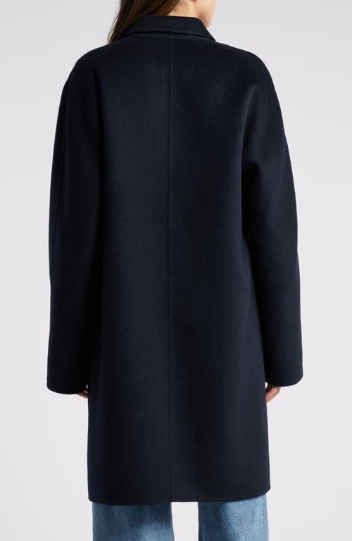 Shop Rails Everest Brushed Wool Blend Coat In Navy