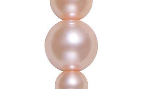 The Posh Tech Maeve 38mm Imitation Pearl Apple Watch® Bracelet Watchband In Rose Gold