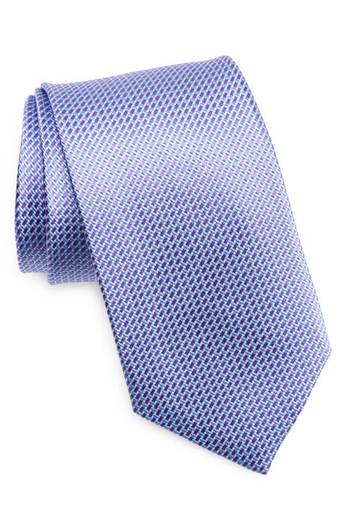 David Donahue Neat Silk Tie in / at Nordstrom