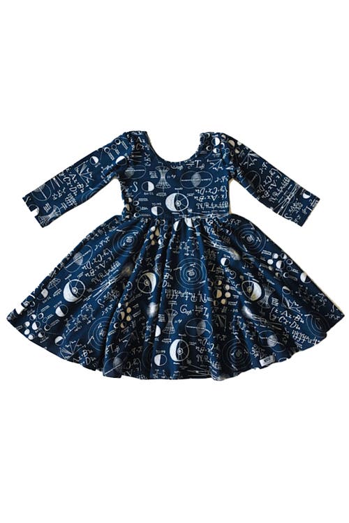 Worthy Threads Printed Twirly Dress In Stem