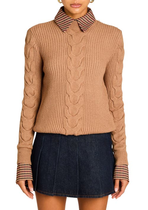 Shop Ser.o.ya Shirley Sweater In Camel