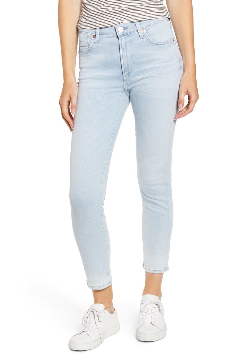 Citizens Of Humanity Rocket High Waist Crop Skinny Jeans High Tide Nordstrom