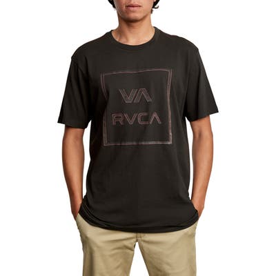 Rvca Unregistered Logo Graphic T-Shirt, Black