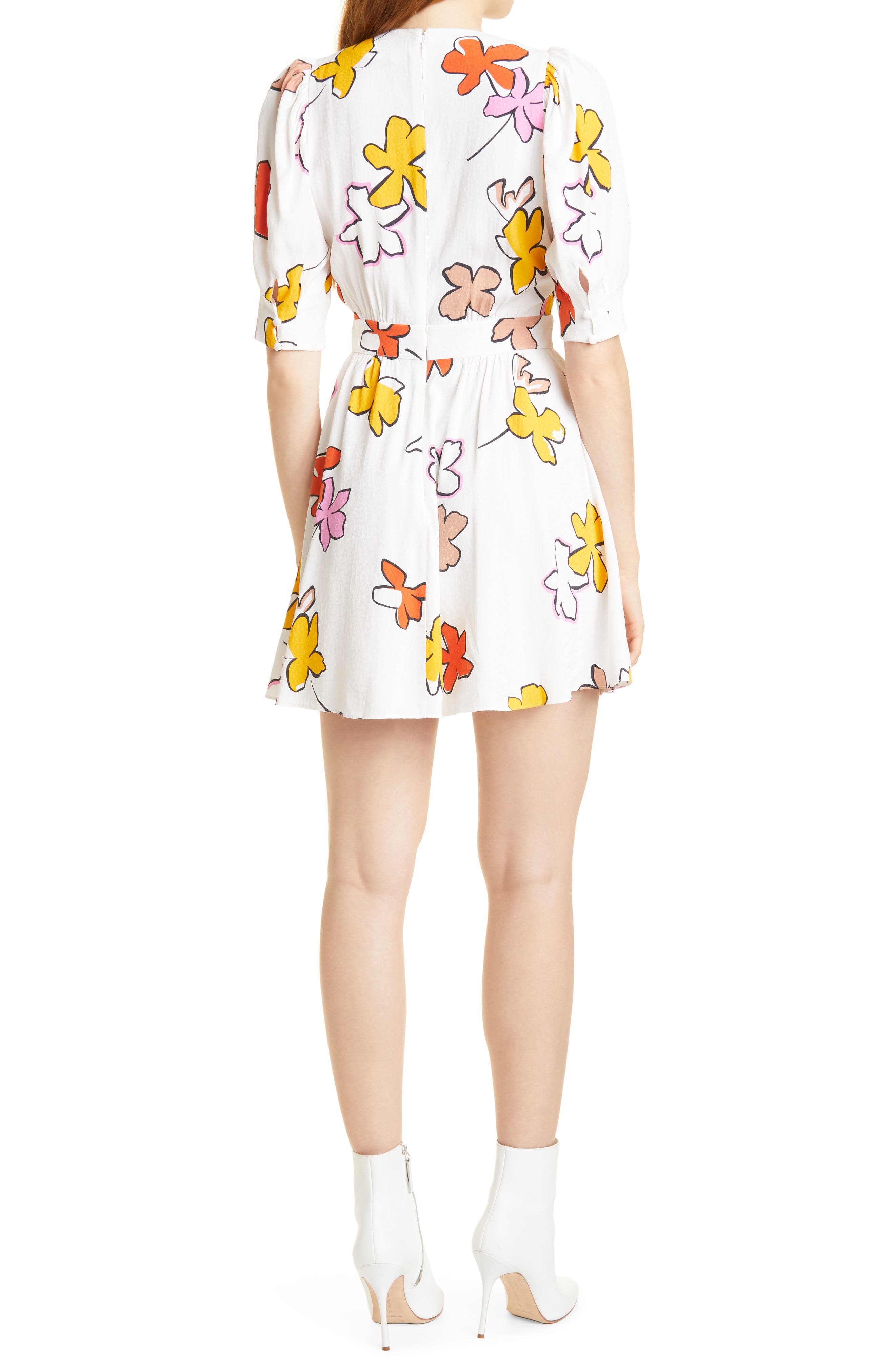 ted baker floral wrap dress