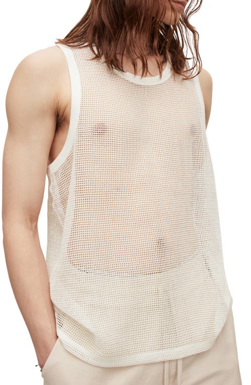 AllSaints Anderson Open Stitch Cotton Tank at Nordstrom,