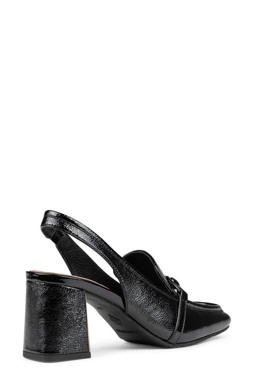 Shop Donald Pliner Slingback Bit Loafer Pump In Black