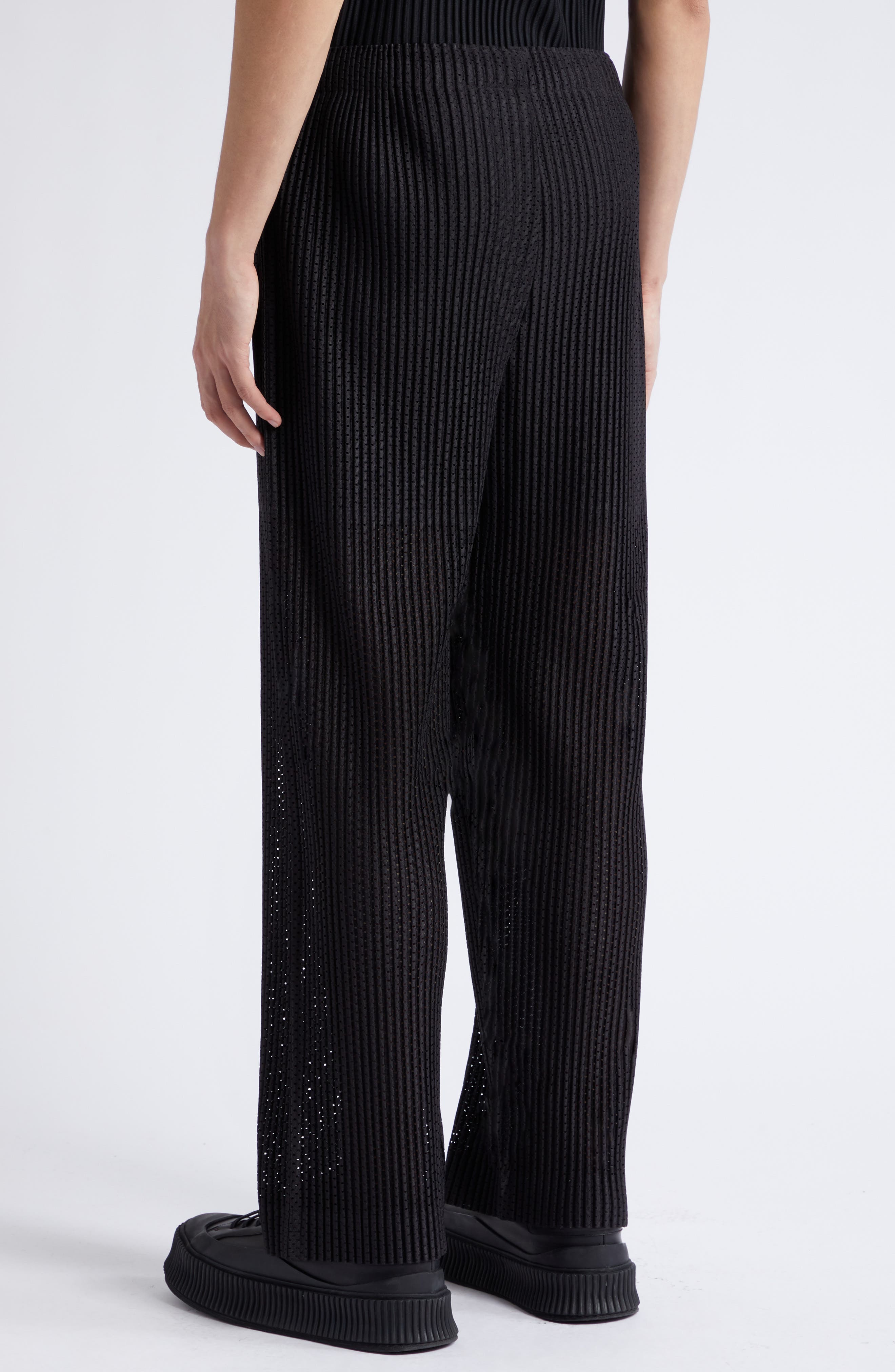 Homme Plissé Issey Miyake Outer Pleated Mesh Pants   Nordstrom
