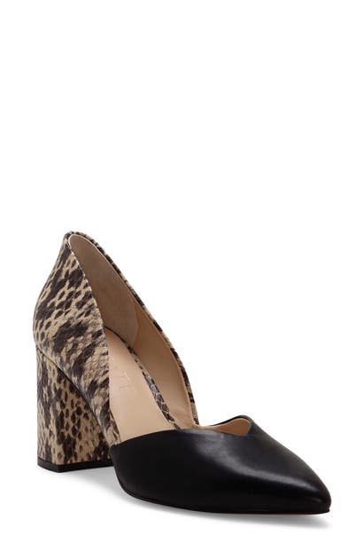Click to view more detailed imagery on our partner's website 1.State Selim Pointed Toe Pump In Black/ Roccia