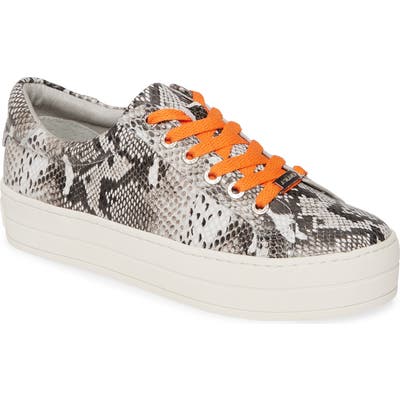 Jslides Hippie Platform Sneaker, Black