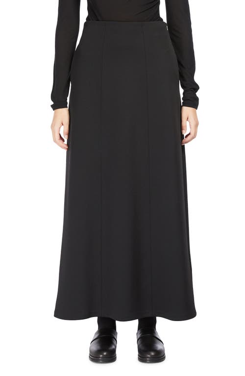 Max Mara Leisure Derrik Jersey Skirt in Black 