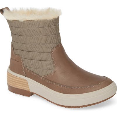 Merrell Haven Bluff Polar Waterproof Boot- Beige
