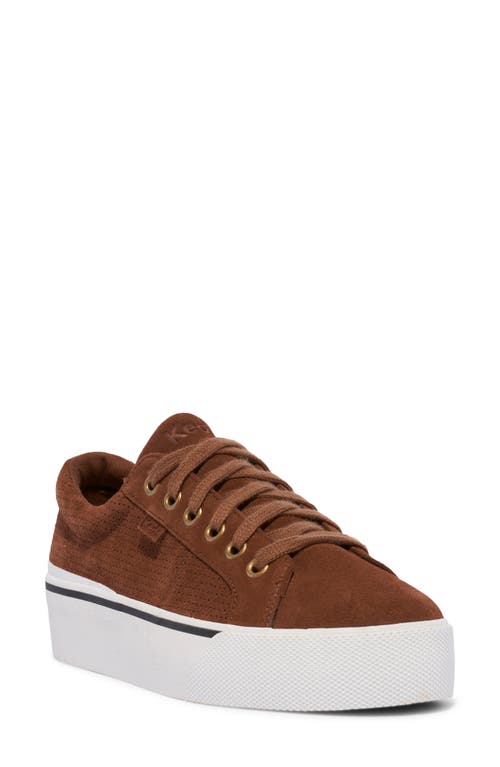 Shop Keds ® Jump Kick Duo Platform Sneaker In Brown Suede