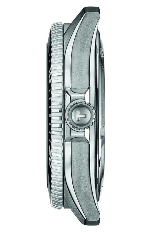 Tissot Tisso Seastar 1000 Powermatic 80 Bracelet Watch, 40mm In Black/silver