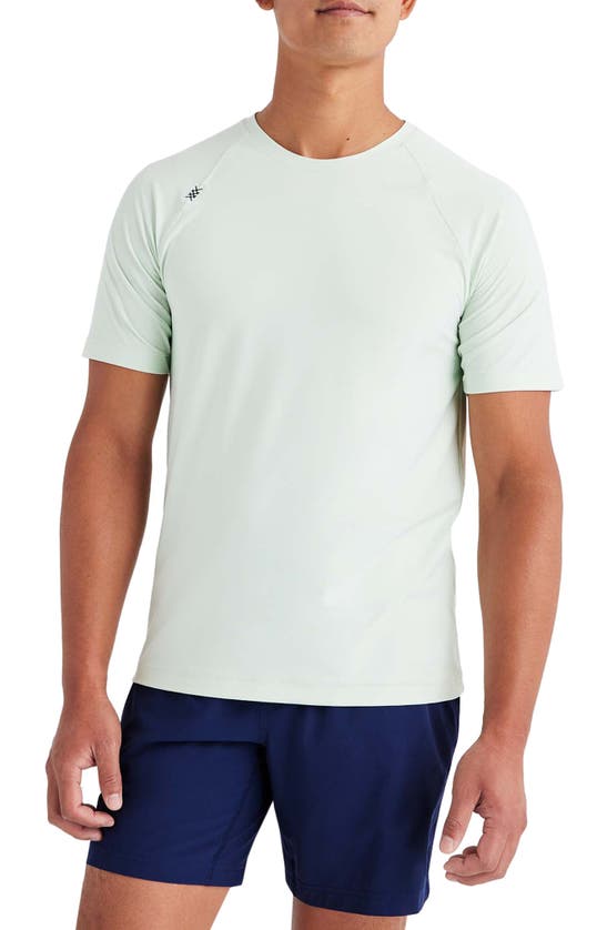 Rhone Reign Athletic Short Sleeve T-shirt In Green Lily Heather