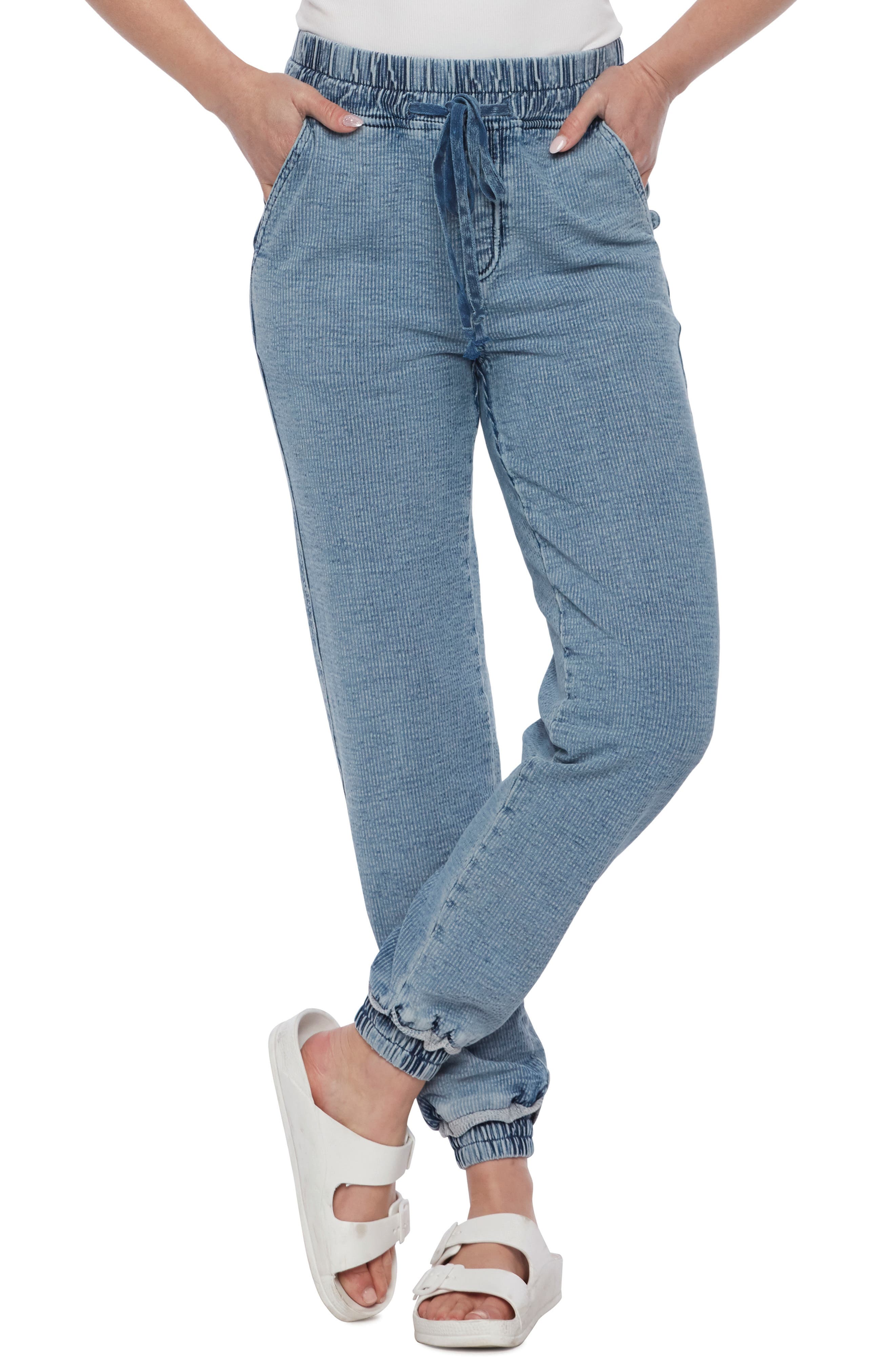 denim joggers for girls