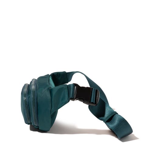 Baggallini On The Go Belt Bag Waist Pack In Emerald Twill