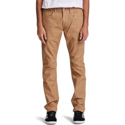 Hudson Jeans Blake Slim Straight Leg Jeans, Beige