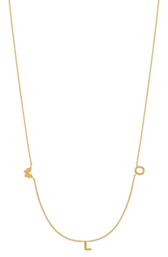 Bony Levy Personalized Charm Necklace In 14k Yellow Gold - 3 Charms