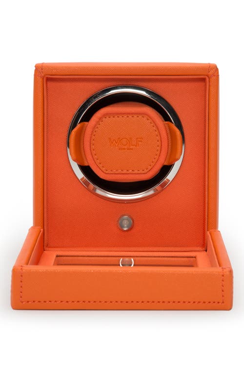 Shop Wolf Cub Single Watch Winder In Orange