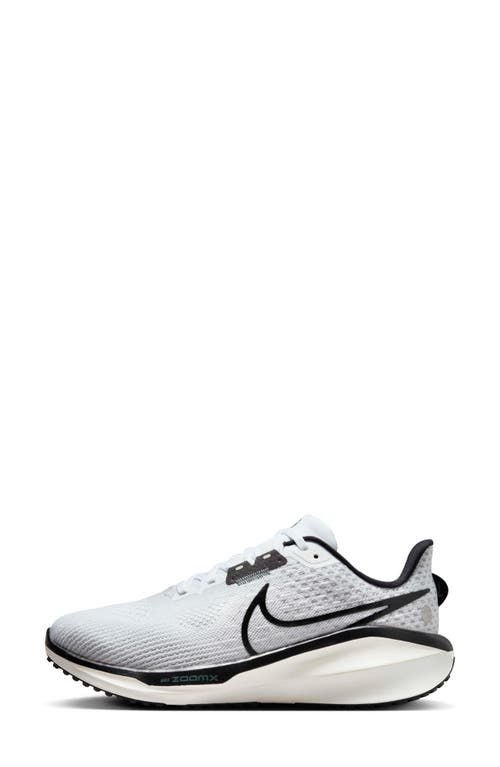 Shop Nike Vomero 17 Running Shoe In White/black/platinum