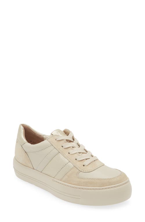 Shop Paul Green Unity Platform Sneaker In Sand Biscuit Combo