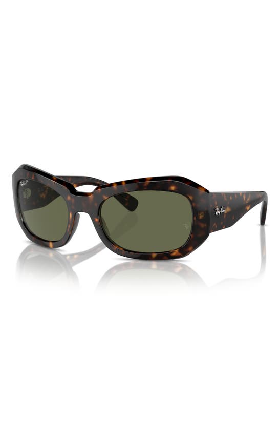 Shop Ray Ban Ray-ban Pillow Beate 56mm Sunglasses In Havana