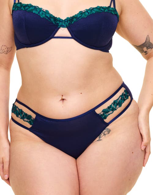 Shop Adore Me Eva Bikini Panties In Dark Blue