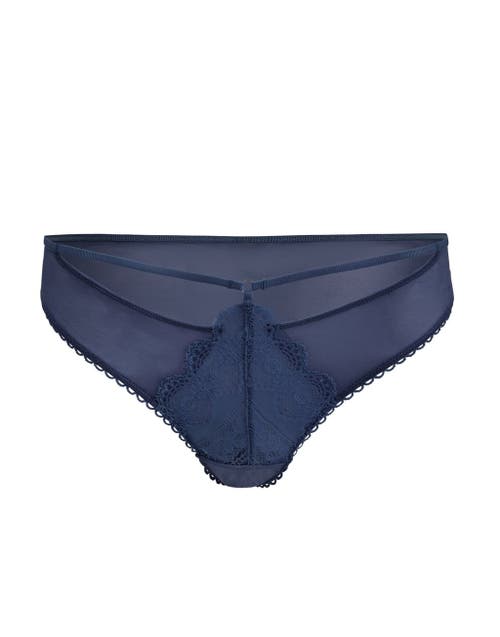 Shop Adore Me Kinley Cheeky Panties In Dark Blue