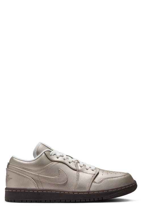 Jordan Air 1 Low Se Basketball Sneaker In Metallic Zinc/summit White