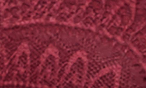 Shop Simone Perele Karma Underwire Lace Demi Bra In Spinel Red