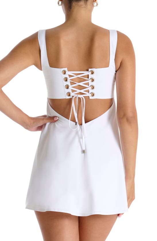 Shop N By Naked Wardrobe Sleeveless Minidress In White