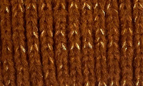Marcus Adler Metallic Beanie In Rust