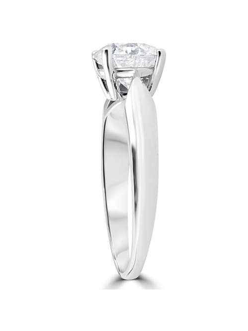Bliss Diamond 1 1/2ct Cushion Diamond Solitaire Engagement Ring 14k Gold Lab Grown In 14k White Gold