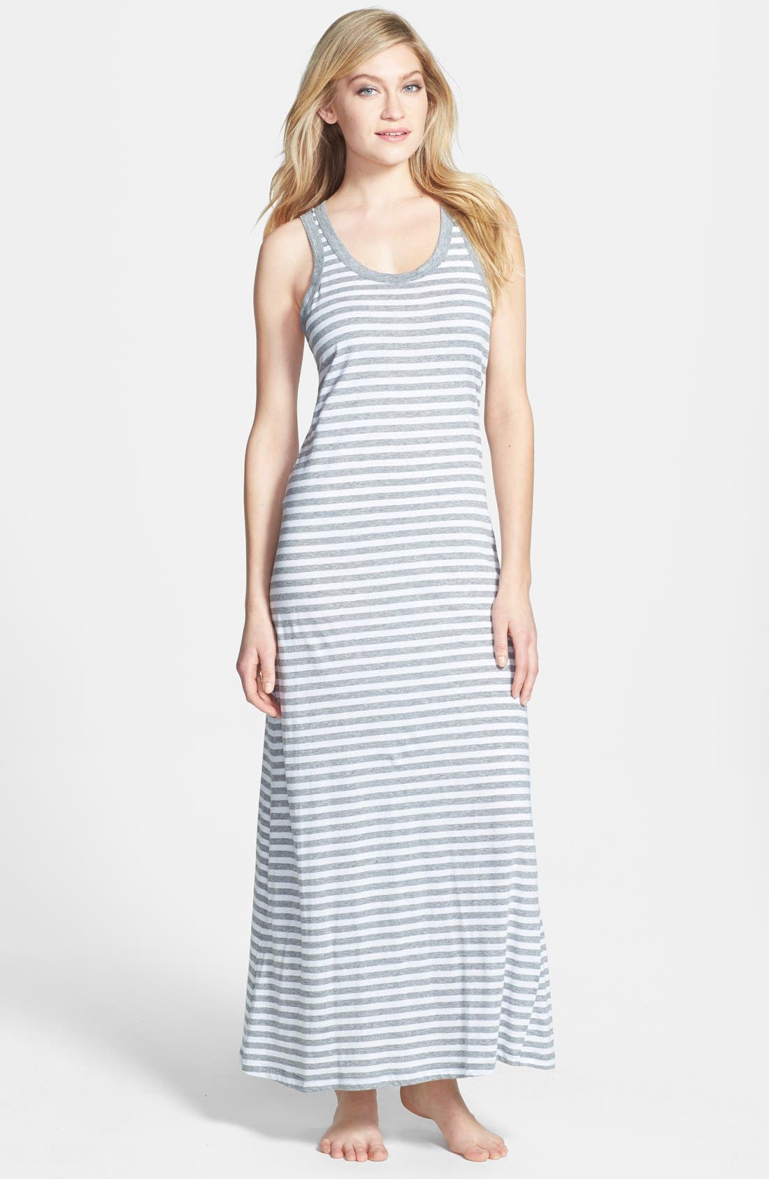 DKNY Pima Cotton Maxi Tank Nightgown Nordstrom