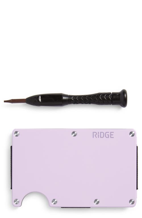 Shop The Ridge Ridge Wallet In Lavender