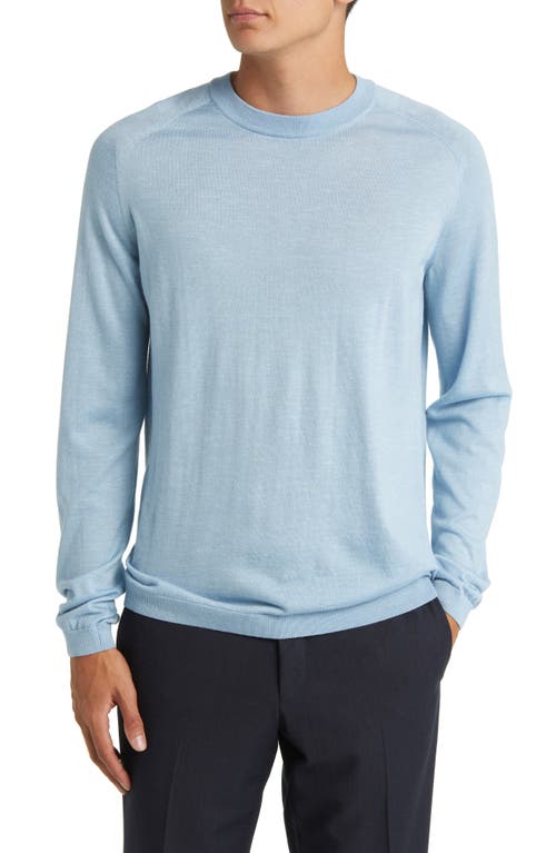 Bailey Merino Wool Blend Sweatshirt in Sky Blue